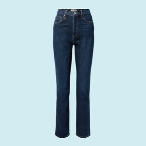 AGOLDE Jeans Women's Size 34 Blue Freya High Rise Slim Button Fly Denim NWT $220